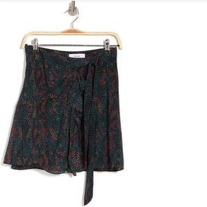 🆕 REISS Skyla Printed Waist Tie Skirt 🖤